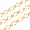 Iron Handmade Chains Figaro Chains Mother-Son Chains CHSM026Y-G-1