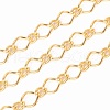 Iron Handmade Chains Figaro Chains Mother-Son Chains CHSM026Y-G-1