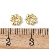 Flower Brass Spacer Beads KK-F892-55G-2