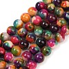 Natural Agate Beads Strands G-NH0001-G14-01-1