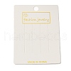Gold Stamping Cardboard Hair Clip Display Cards CDIS-M005-15-2