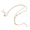 Brass Lariat Necklaces NJEW-JN02966-02-2