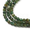 Natural Green Rutilated Quartz Beads Strands G-RM250101-E4-3