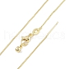 Brass Box Chin Necklaces for Women NJEW-U008-05G-2