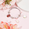 SUNNYCLUE 6Pcs 6 Style Brass Enamel European Beads KK-SC0004-41-4