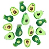 15Pcs 3 Styles Opaque Resin Fruit Pendants RESI-YW0001-72-1