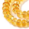Baking Paint Transparent Glass Beads Strands DGLA-N005-12A-3