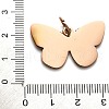 304 Stainless Steel Stamping Blank Tag Pendants STAS-H438-06RG-3