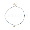 Summer Beach 304 Stainless Steel Pendant Necklaces for Women NJEW-JN05241-01-4