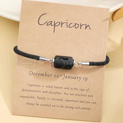 12 Constellations Protetion Plastic Column Link Bracelets WGFC008-05-1