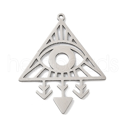 304 Stainless Steel Pendants STAS-S174-34P-1