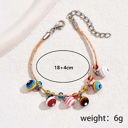 PU Learther Cord Bracelets KL3861-1
