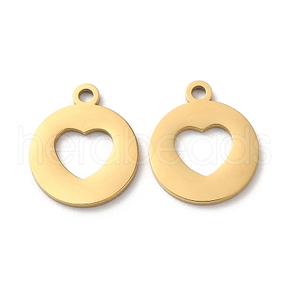 Ion Plating(IP) 304 Stainless Steel Charms STAS-Q303-11G-1