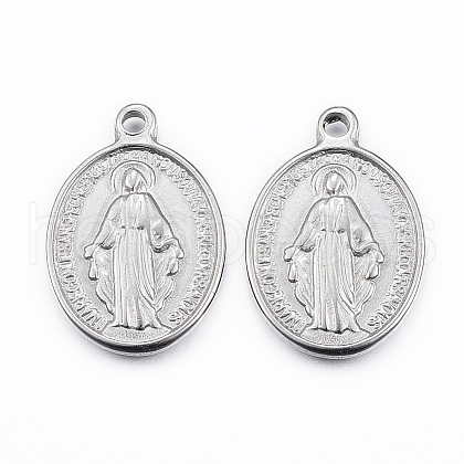 Non-Tarnish 304 Stainless Steel Pendants STAS-G179-21P-1