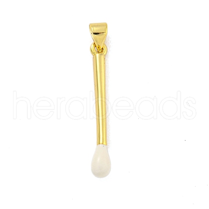 Real 18K Gold Plated Brass Pendants KK-R159-40G-02-1