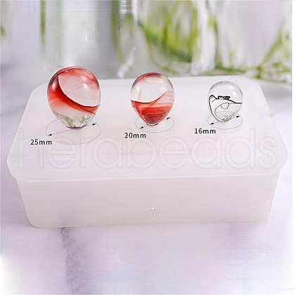 Egg DIY Pendant Silicone Molds DIY-L034-01-1