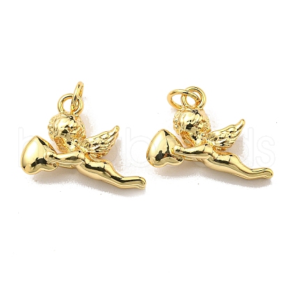 Rack Plating Brass Charms KK-D026-18G-1