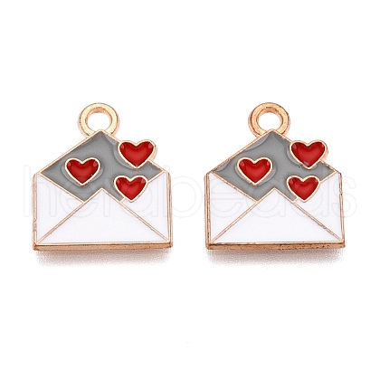 Alloy Enamel Pendants ENAM-T020-40C-RS-1