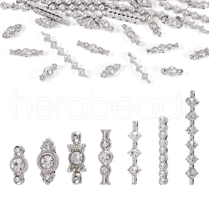 Fashewelry 35pcs 7 style Alloy Bar Spacers FIND-FW0001-21-1