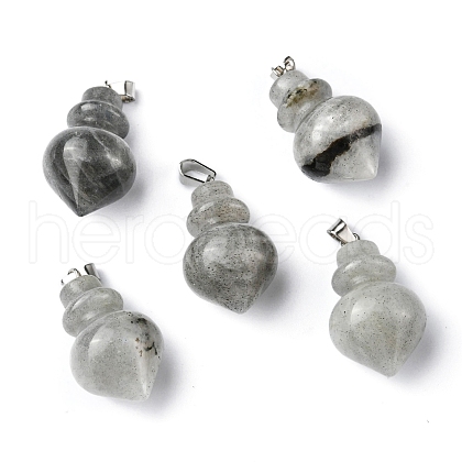 Natural Labradorite Pendants G-G998-C03-1