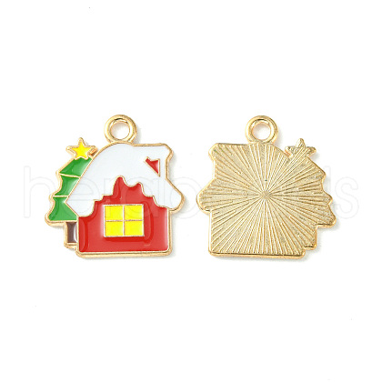 Christmas Alloy Enamel Pendants ENAM-D047-10LG-07-1