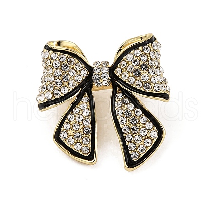 Zinc Alloy Rhinestone  Lapel Pins for Backpack Clothes JEWB-D305-02F-G-1