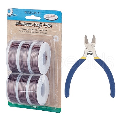 BENECREAT Round Aluminum Wire AW-BC0003-32E-1.5mm-1