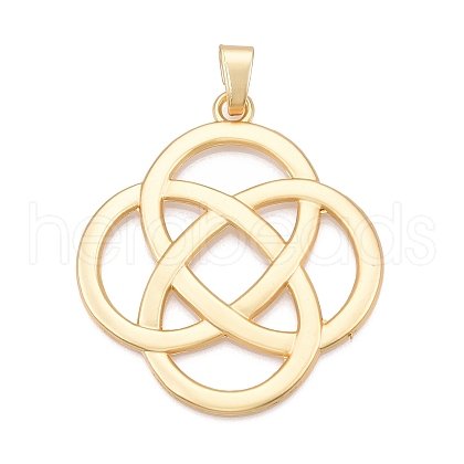 Rack Plating Alloy Big Pendants PALLOY-T090-32G-1