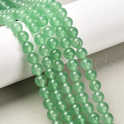 Natural Malaysia Jade Bead Strands G-F342-04-8mm-1