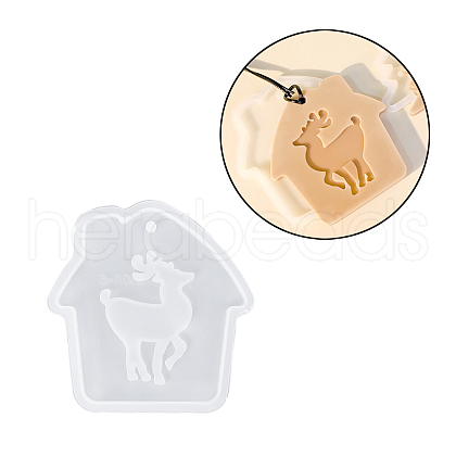 Christmas Theme DIY Silicone Pendant Molds SIMO-G007-01E-1