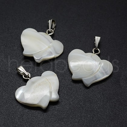 Shell Pendants SSHEL-E564-27P-1