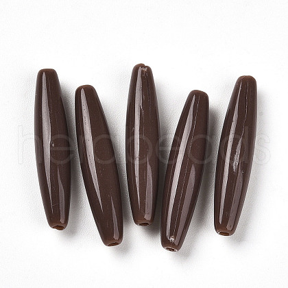 Opaque Acrylic Beads OACR-M015-14B-1