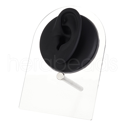 Soft Silicone Flexible Model Body Displays with Acrylic Stands ODIS-WH0026-06B-1