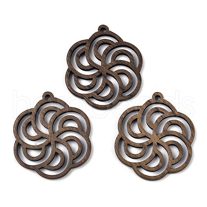 Walnut Wood Pendants WOOD-A025-02-1