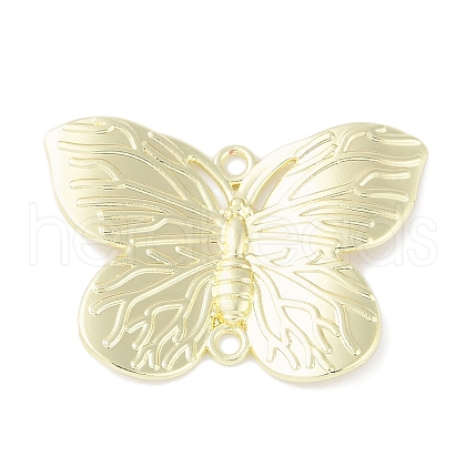 Rack Plating Alloy Butterfly Connector Charms PALLOY-F018-07G-1