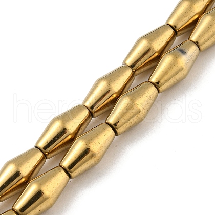 Electroplated Synthetic Non-magnetic Hematite Beads Strands G-Z032-B02-02B-1