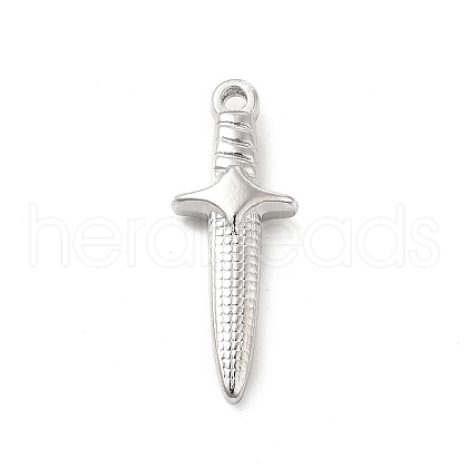 Non-Tarnish 304 Stainless Steel Pendants STAS-B032-28P-1
