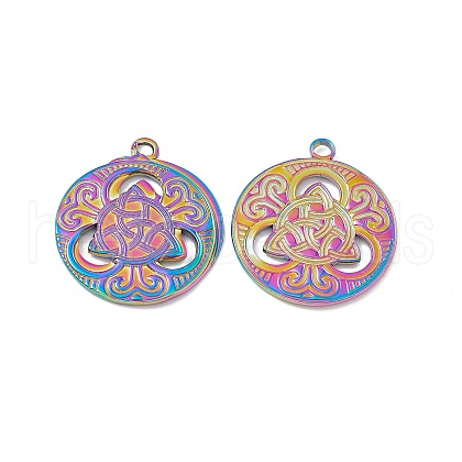 Ion Plating(IP) 304 Stainless Steel Pendants STAS-B031-27R-1