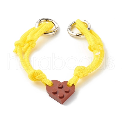 Polyester & Spandex Cord Bracelet Sets BJEW-JB06367-06-1