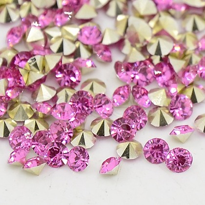 Grade AAA Pointed Back Resin Rhinestones CRES-R120-3.0mm-24-1