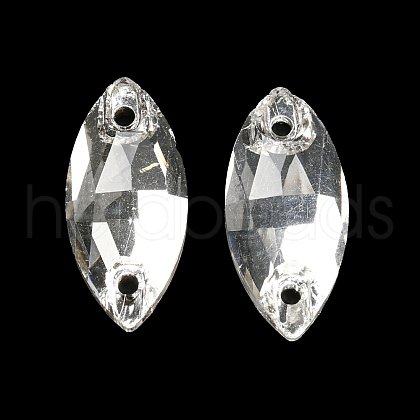 Glass Connector Charms GLAA-A006-10A-1