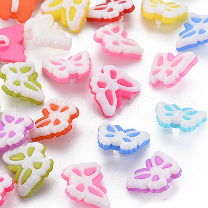 1-Hole Plastic Buttons BUTT-N018-016A-1
