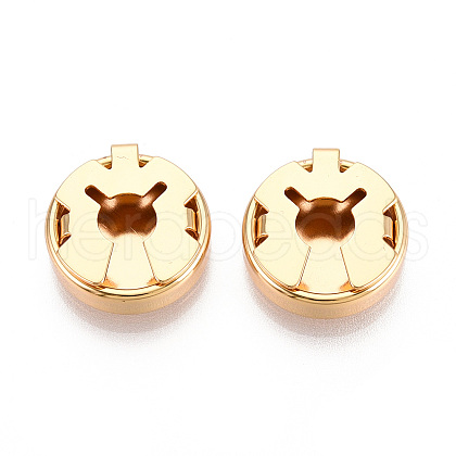 Brass Cufflinks KK-T074-63G-01-NR-1