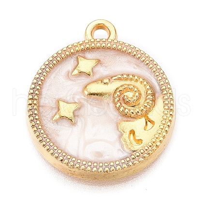 Alloy Enamel Pendants X1-ENAM-T021-03G-1