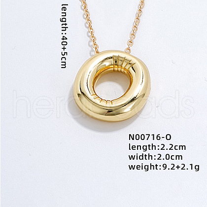 Stainless Steel Party Balloon Letter Pendant Cable Chain Necklaces for Women YF1942-15-1