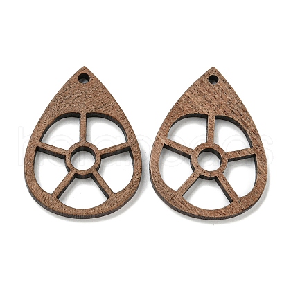Walnut Wooden Pendants FIND-B042-21E-1