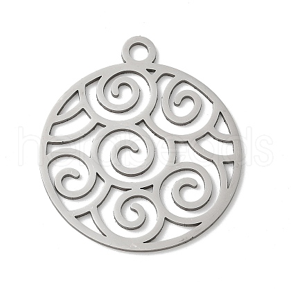304 Stainless Steel Pendants STAS-S155-04P-1