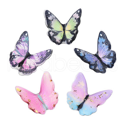 Transparent Epoxy Resin Cabochons CRES-T024-01B-1