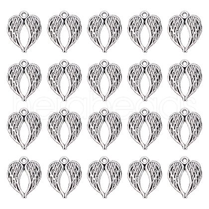 SUNNYCLUE 60Pcs Tibetan Style Alloy Pendants TIBE-SC0001-82-1