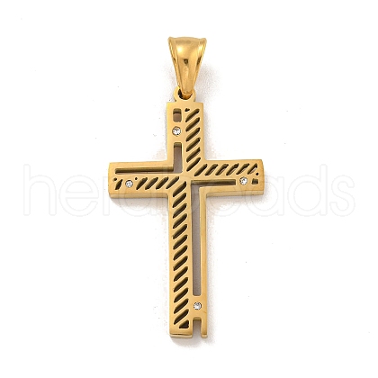 Ion Plating(IP) 304 Stainless Steel Pendants STAS-D110-20G-1